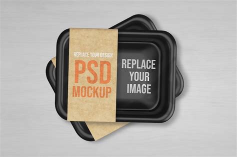 Download Black Plastic Vacuum food tray